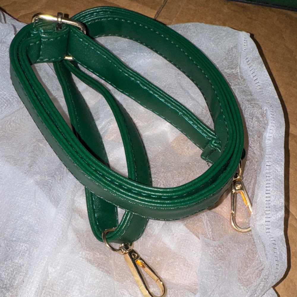 LV Hunter Green and Olive Top Handle Bag - Picture 9 of 10